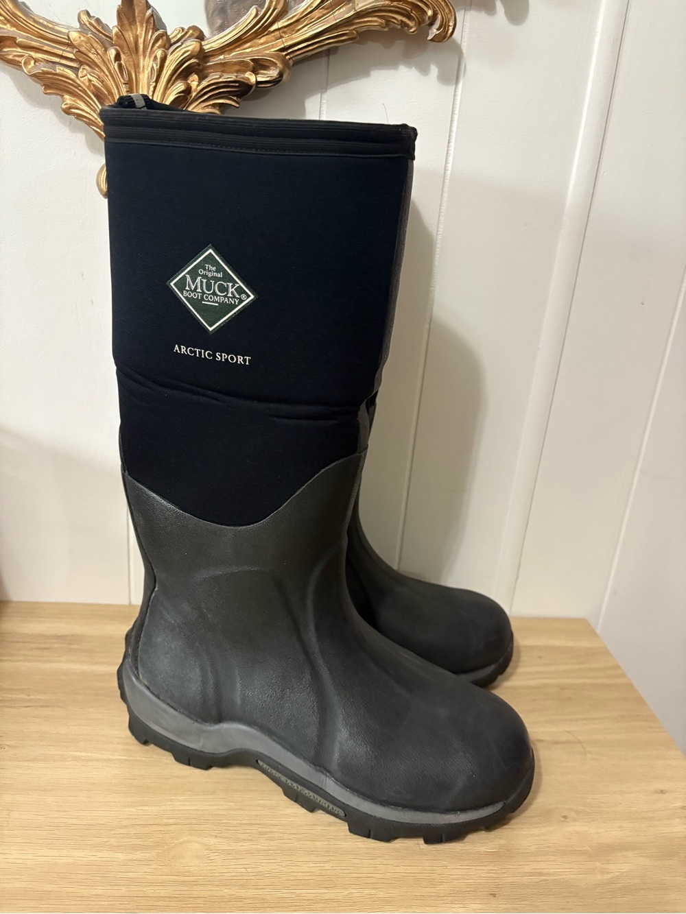 The Original Muck Boot Company Arctic Sport Men's Waterproof Boots - Black - Picture 8 of 12